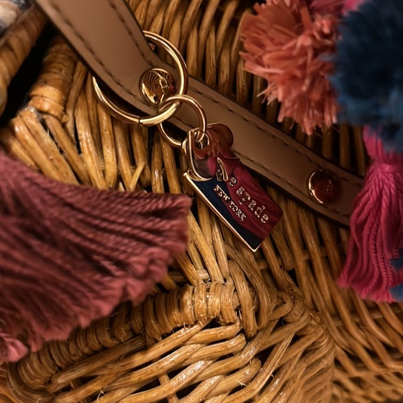 Kate Spade wicker camel bag - Picture 9 of 14